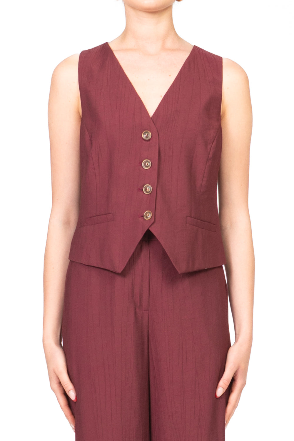 Tensione In - Completo gilet e pantalone goffrato Art. 25C7632