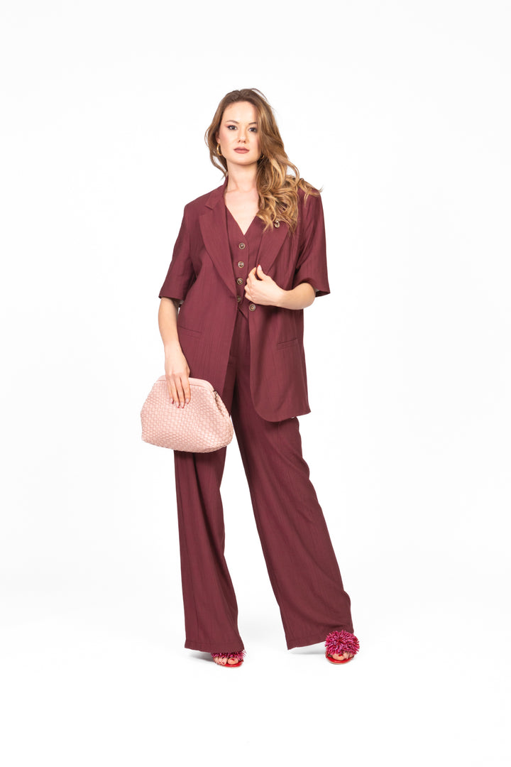 Tensione In - Completo gilet e pantalone goffrato Art. 25C7632