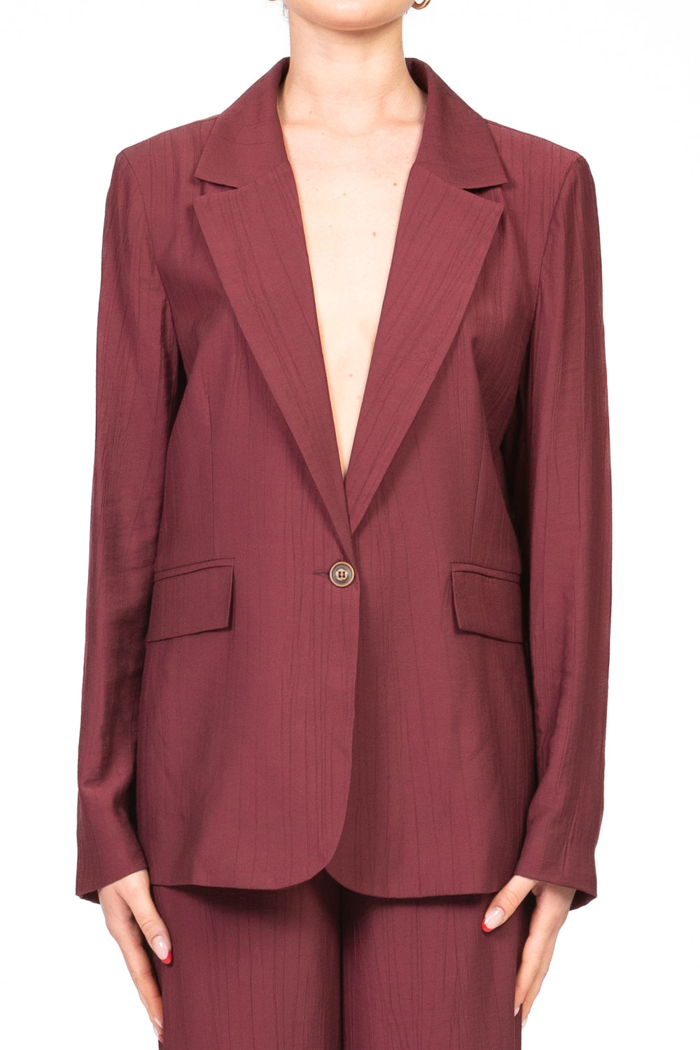 Tensione In - Completo giacca e pantalone tessuto goffrato Art. 25C7570