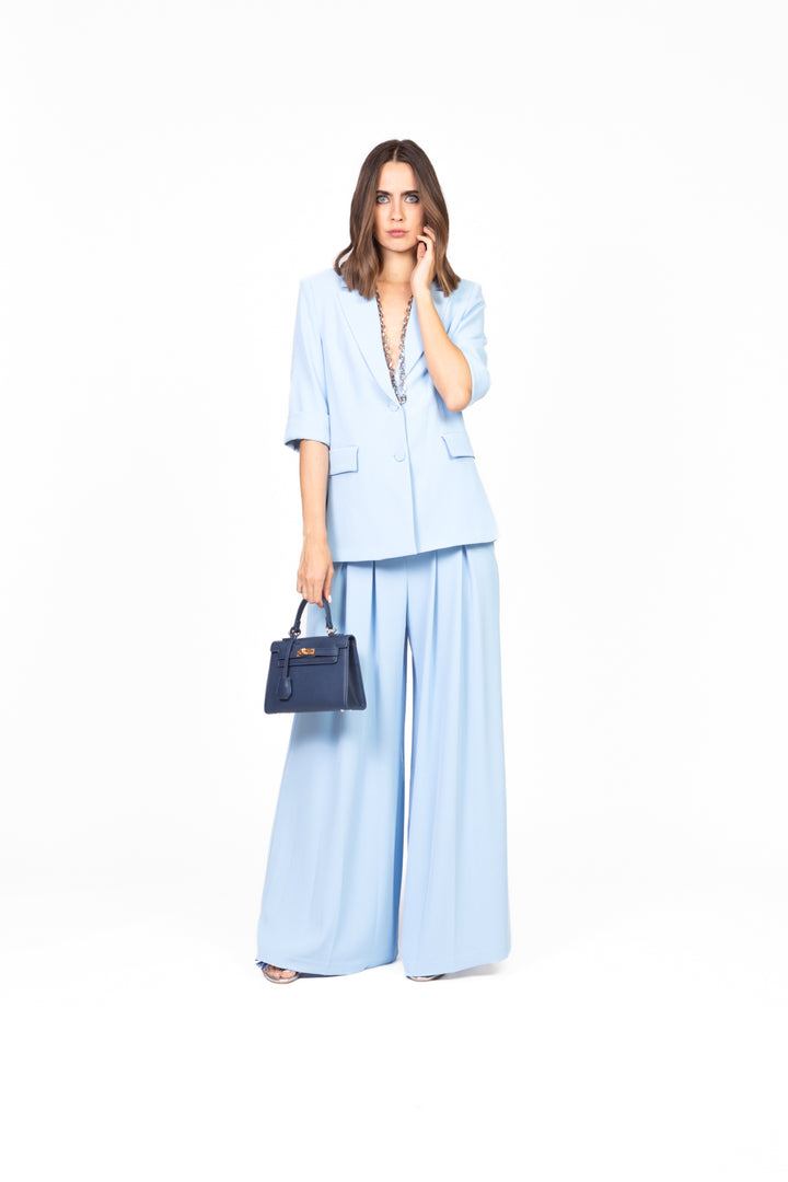 Imperial - Pantalone palazzo in crepe Art. P3ZQJGC/P3ZQJHX