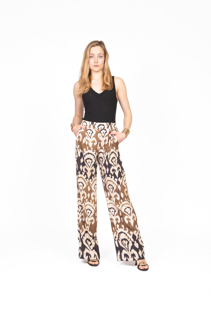 Dixie - Pantalone palazzo fantasia Art. PDPIWWC