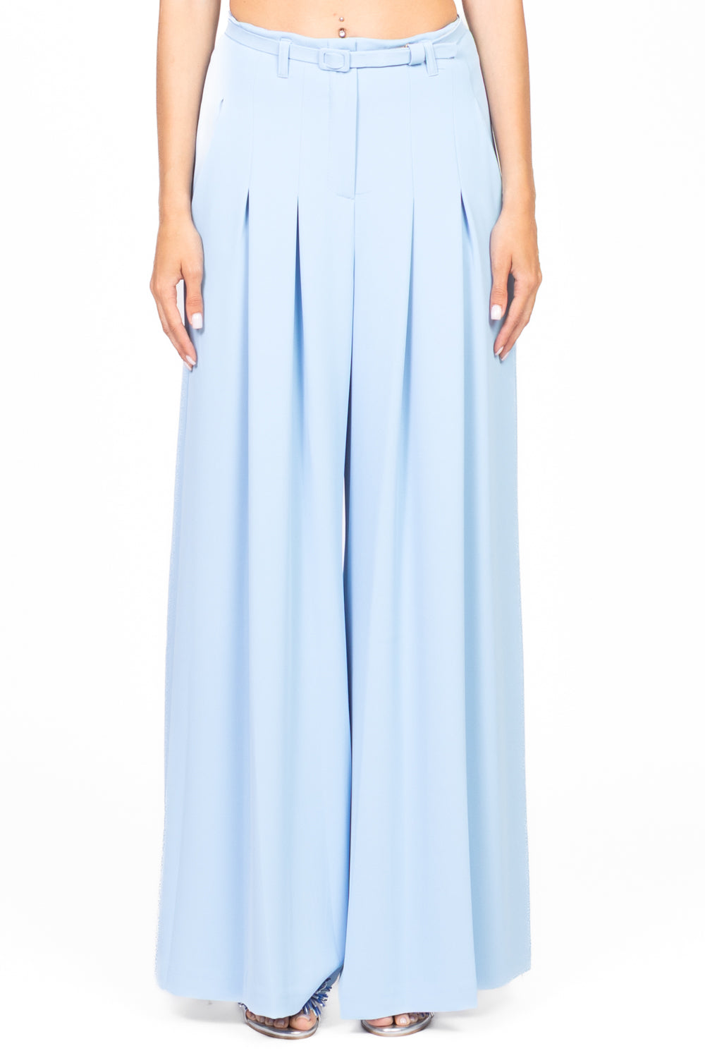 Imperial - Pantalone palazzo in crepe Art. P3ZQJGC/P3ZQJHX