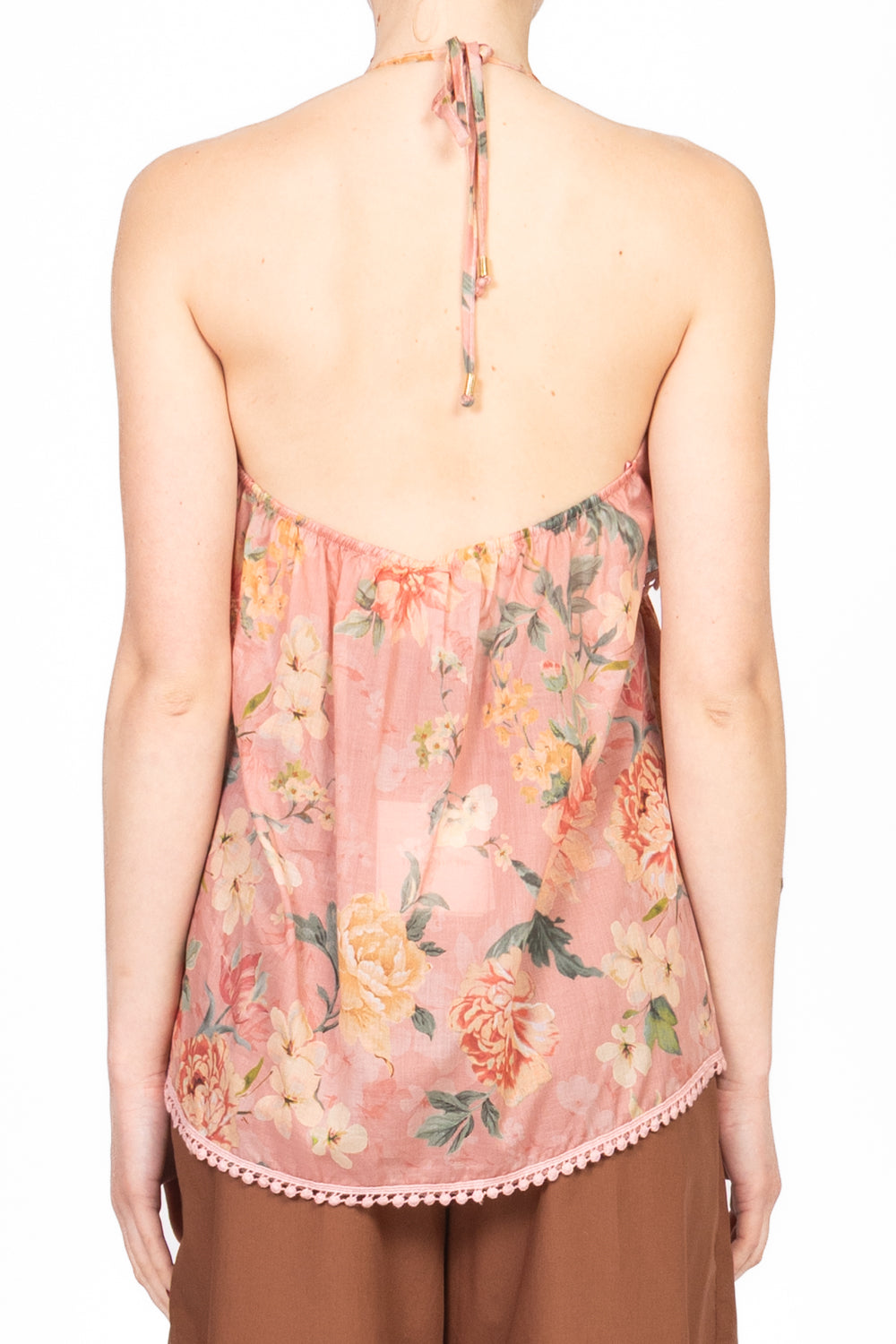 Tensione In - Top floreale con balze Art. S25TD31