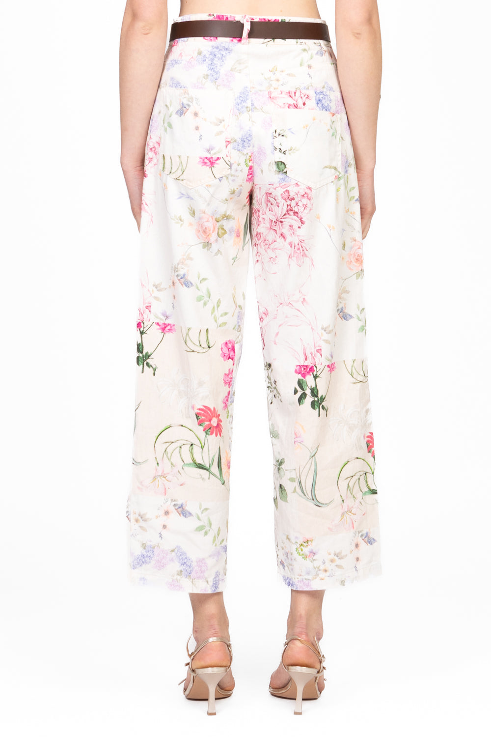 Tensione In - Pantalone floreale baggy Art. WM1441