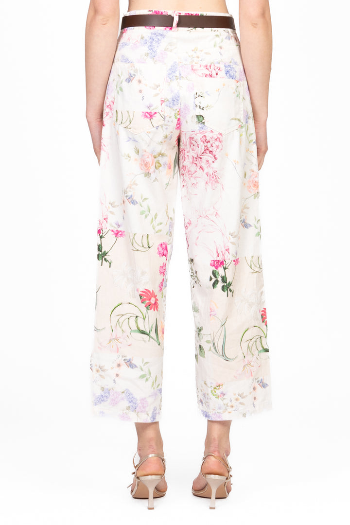 Tensione In - Pantalone floreale baggy Art. WM1441