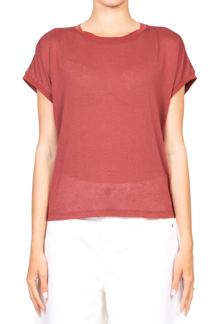 Dixie - Maglia girocollo in misto lino Art. T262W185