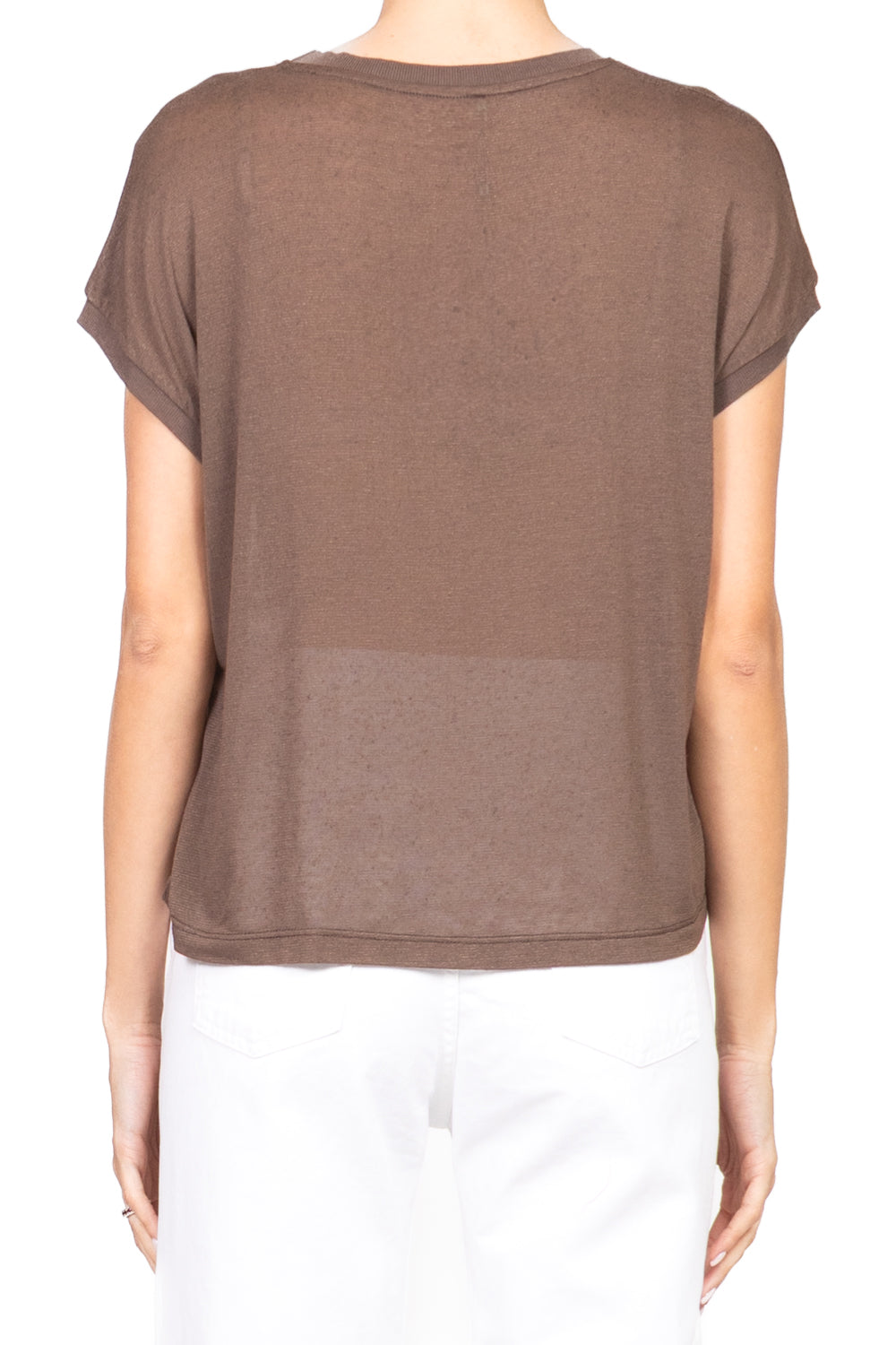 Dixie - Maglia girocollo in misto lino Art. T262W185