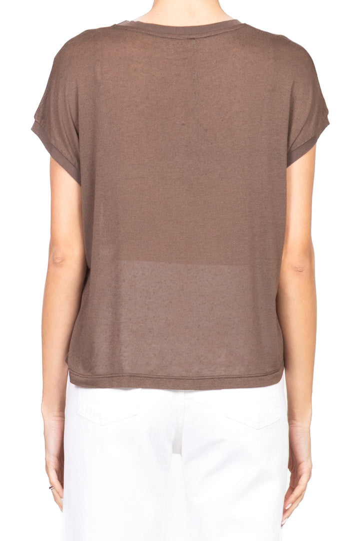 Dixie - Maglia girocollo in misto lino Art. T262W185