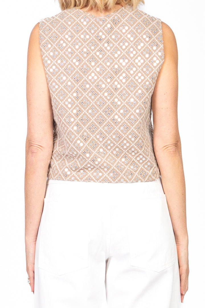 Dixie - Gilet ricamato Art. LAG6WEF