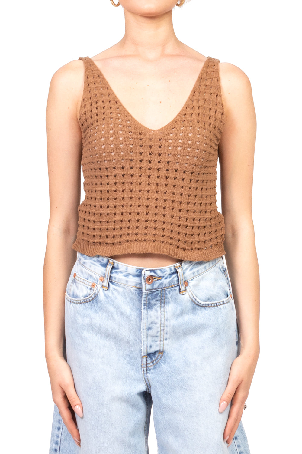 Vicolo - Top crop traforato Art. 77148D