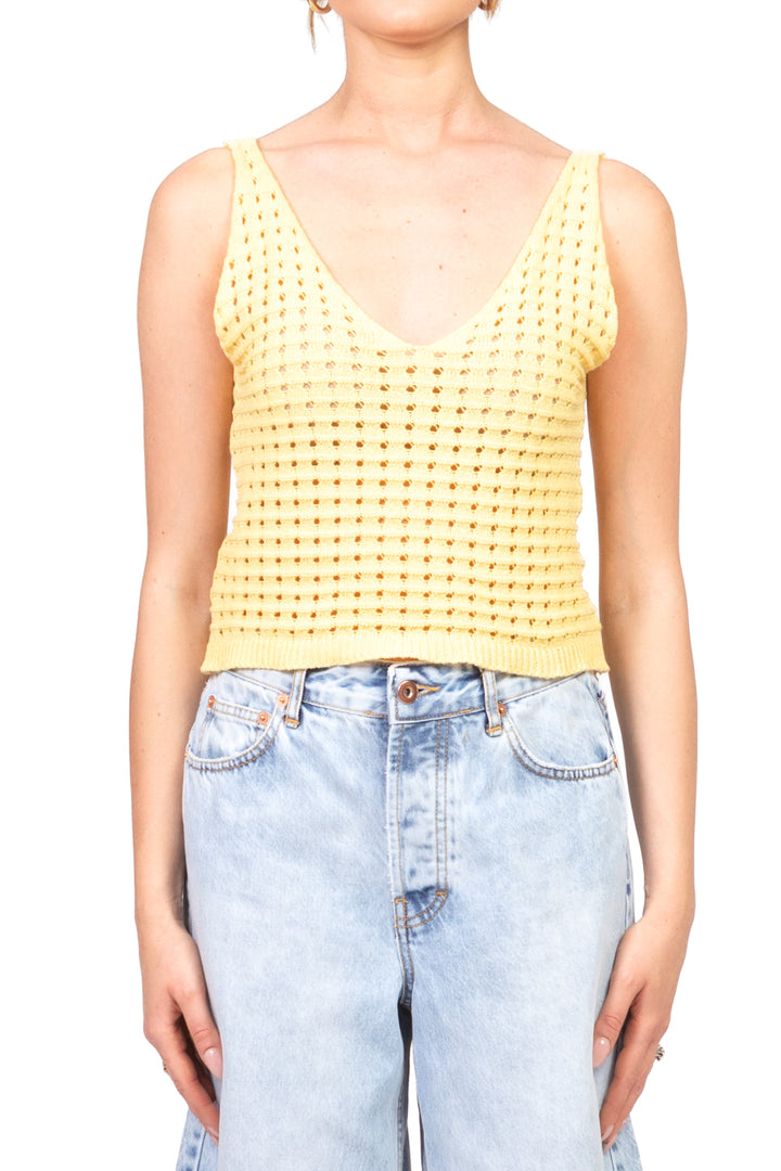 Vicolo - Top crop traforato Art. 77148D