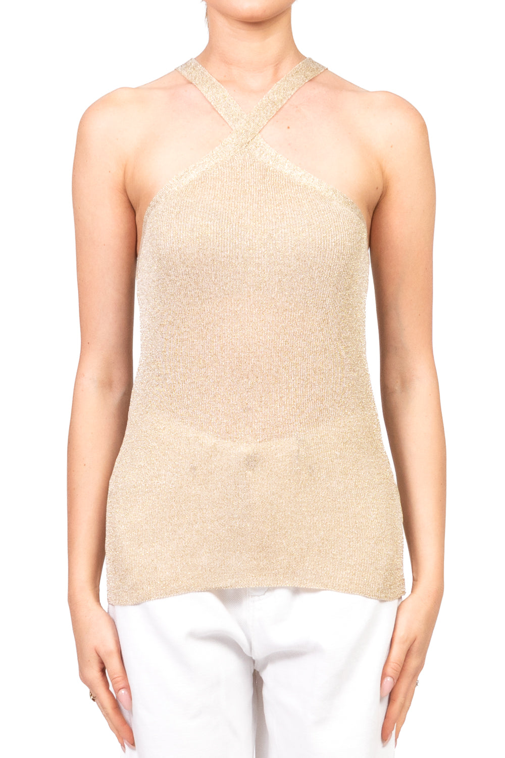 Vicolo - Top lurex incrocio Art. 22165D