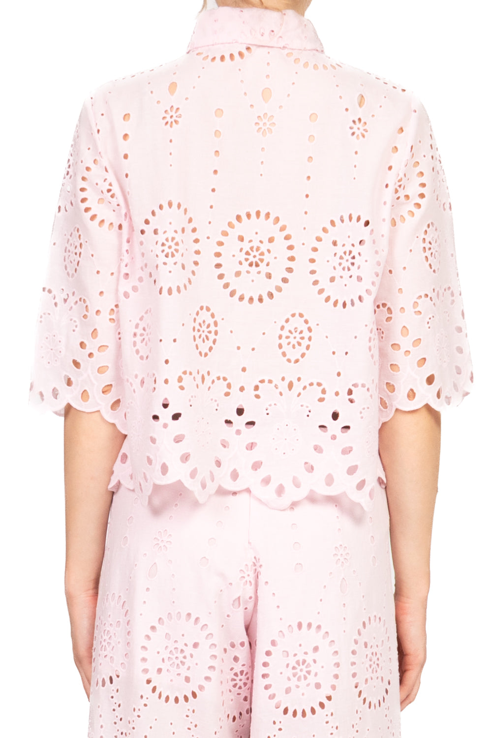Tensione In - Camicia in san gallo manica 3/4 Art. S25CC32