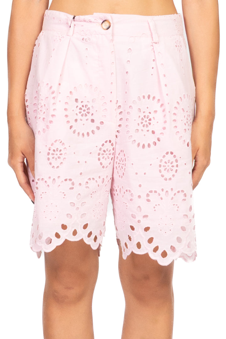 Tensione In - Bermuda in pizzo san gallo Art. S25PH76