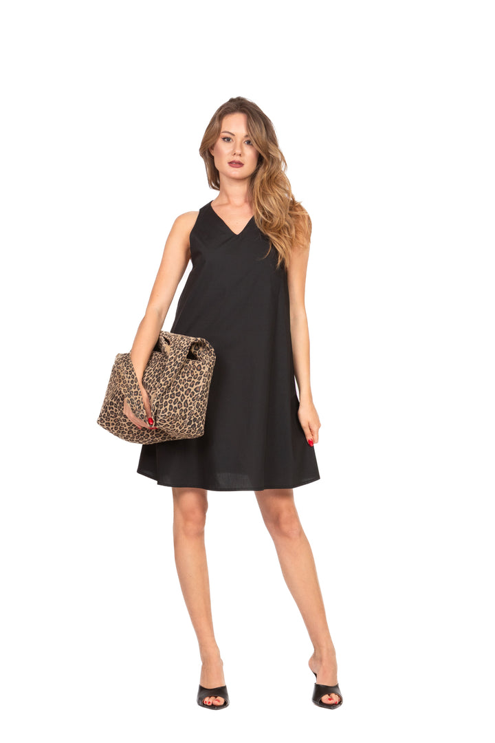 Vicolo - Abito mini trapezio scollo V Art. TD3084