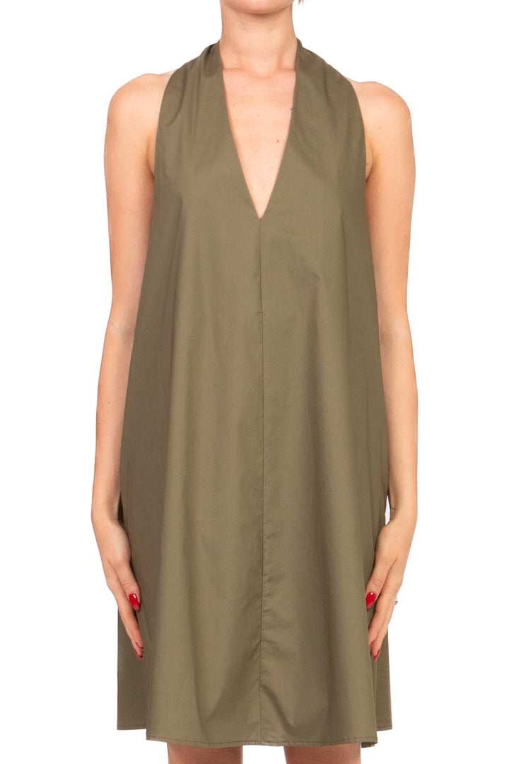 Vicolo - Abito corto in cotone scollo a v Art. TD3006