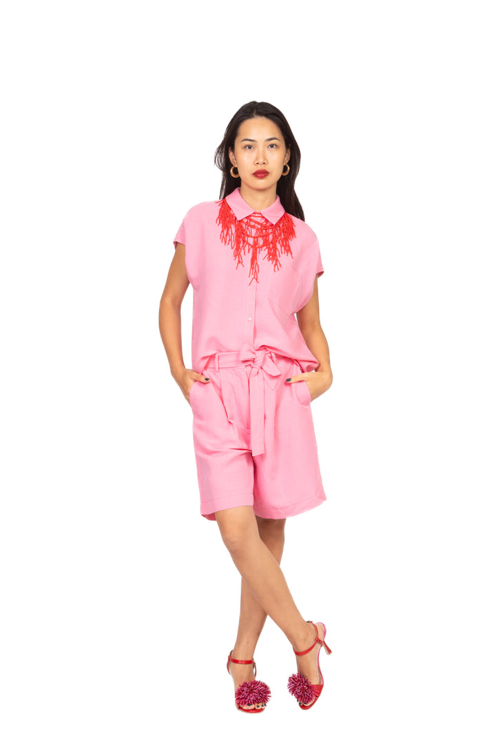 Tensione In - Camicia manica aletta con taschino Art. C50308AT