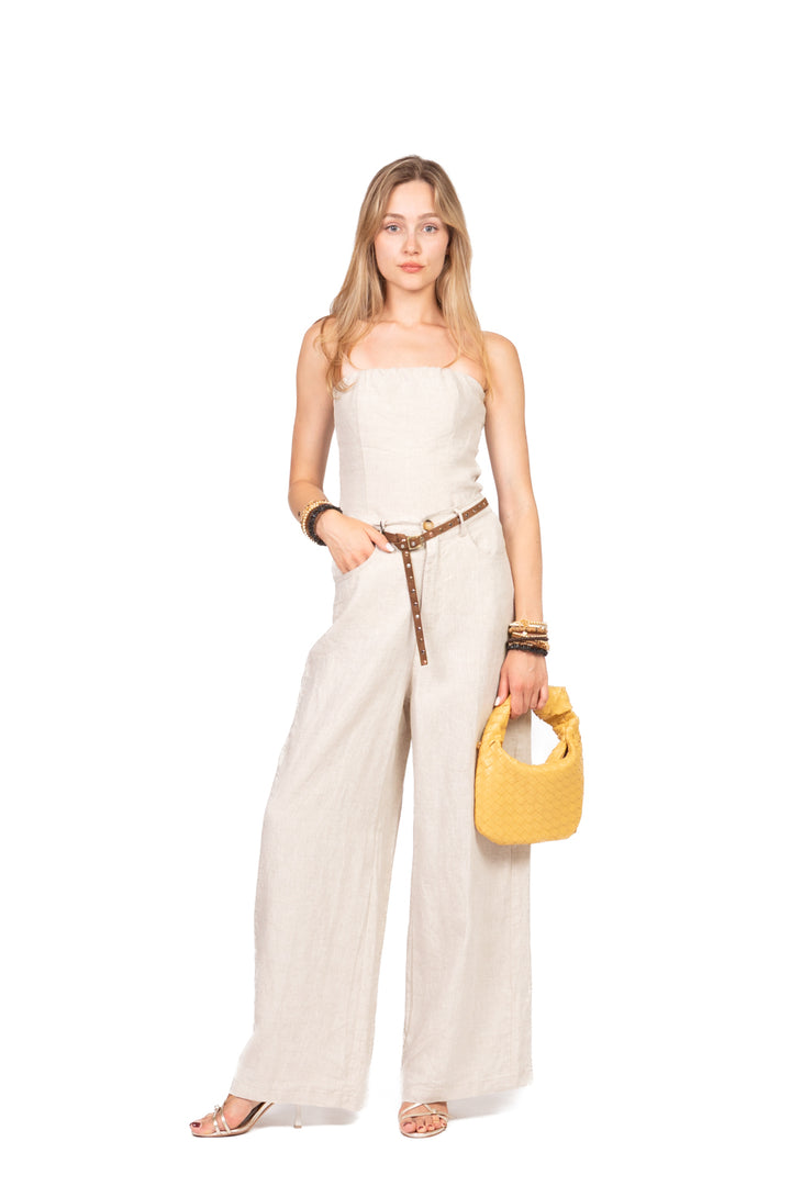Tensione In - Pantalone palazzo con cintura Art. S25PI12