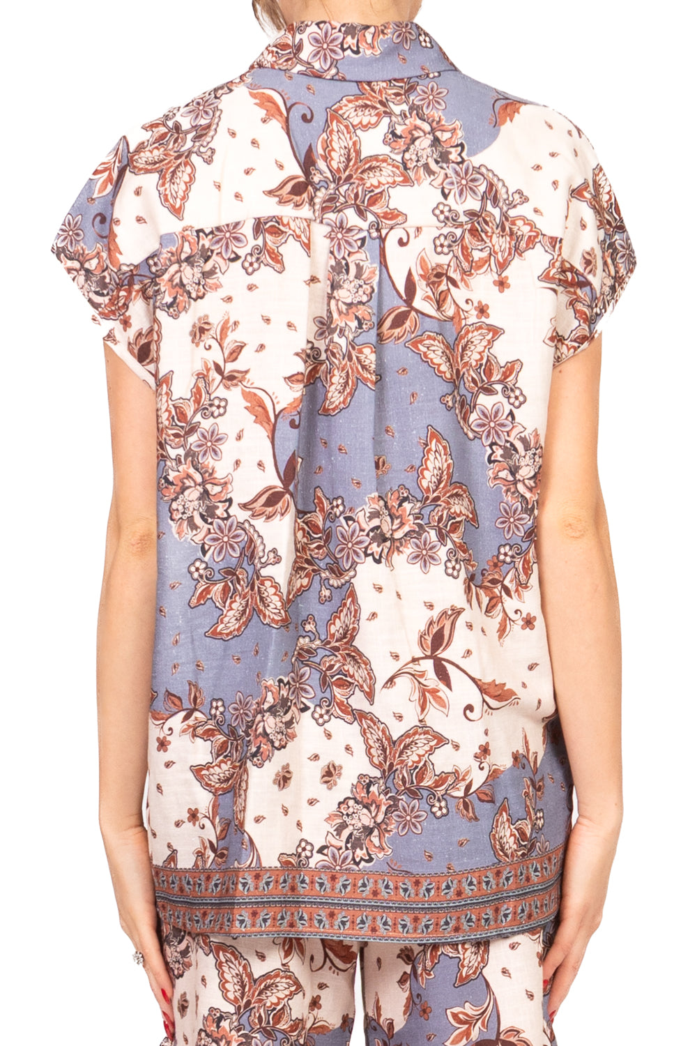 Tensione In - Camicia manica aletta stampata Art. C50296AT