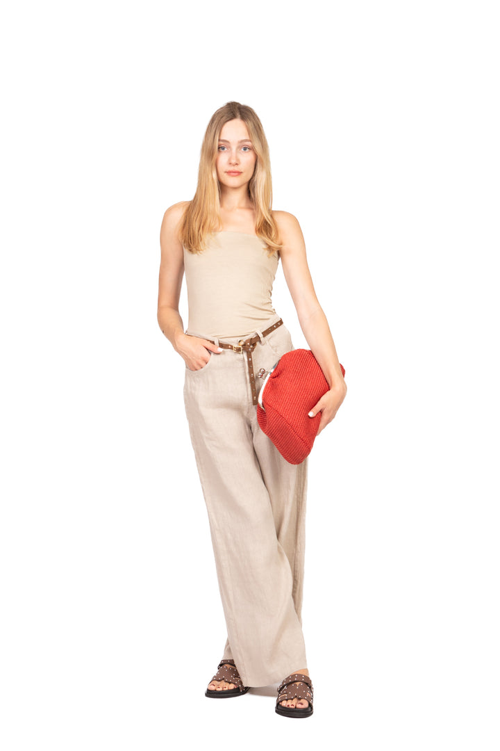 Tensione In - Pantalone palazzo con tasconi Art. S25PI11