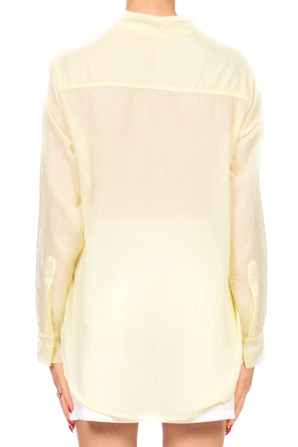 Tensione In - Camicia mussola collo coreana  Art. C7014-36-SW-BAS