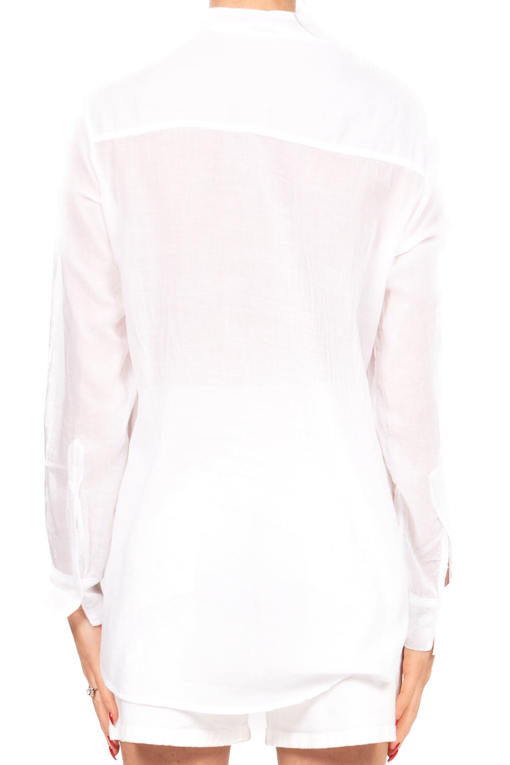 Tensione In - Camicia mussola collo coreana  Art. C7014-36-SW-BAS