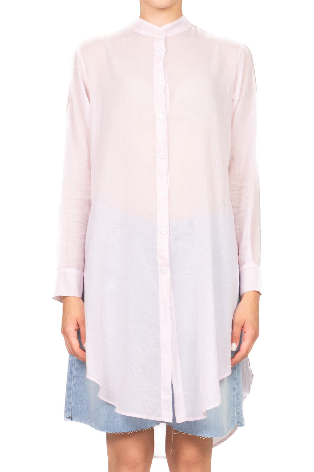 Tensione In - Camicia lunga coreana Art. C6971-36-SW-BAS