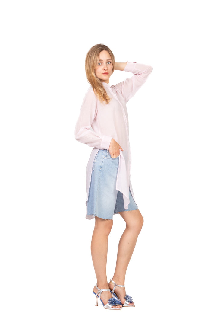 Tensione In - Camicia lunga coreana Art. C6971-36-SW-BAS