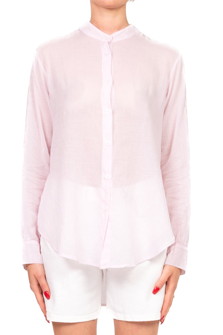 Tensione In - Camicia mussola collo coreana  Art. C7014-36-SW-BAS