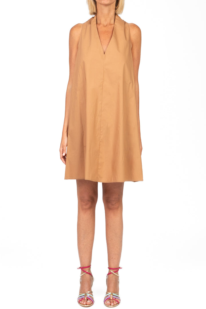 Vicolo - Abito corto in cotone scollo a v Art. TD3006