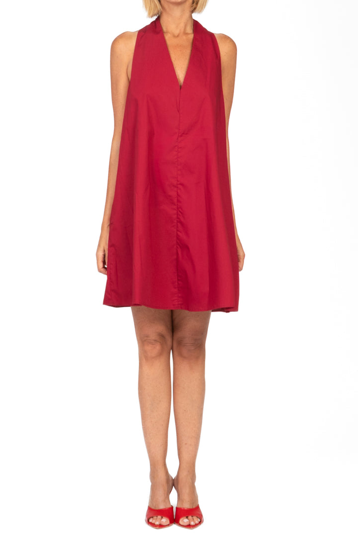 Vicolo - Abito corto in cotone scollo a v Art. TD3006