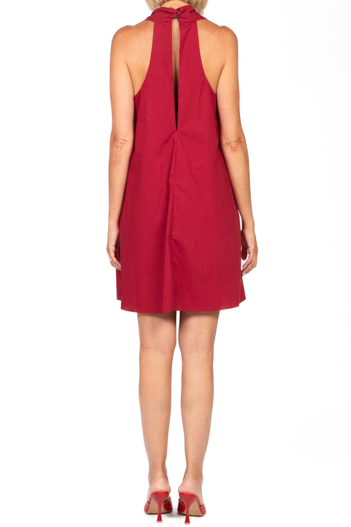 Vicolo - Abito corto in cotone scollo a v Art. TD3006