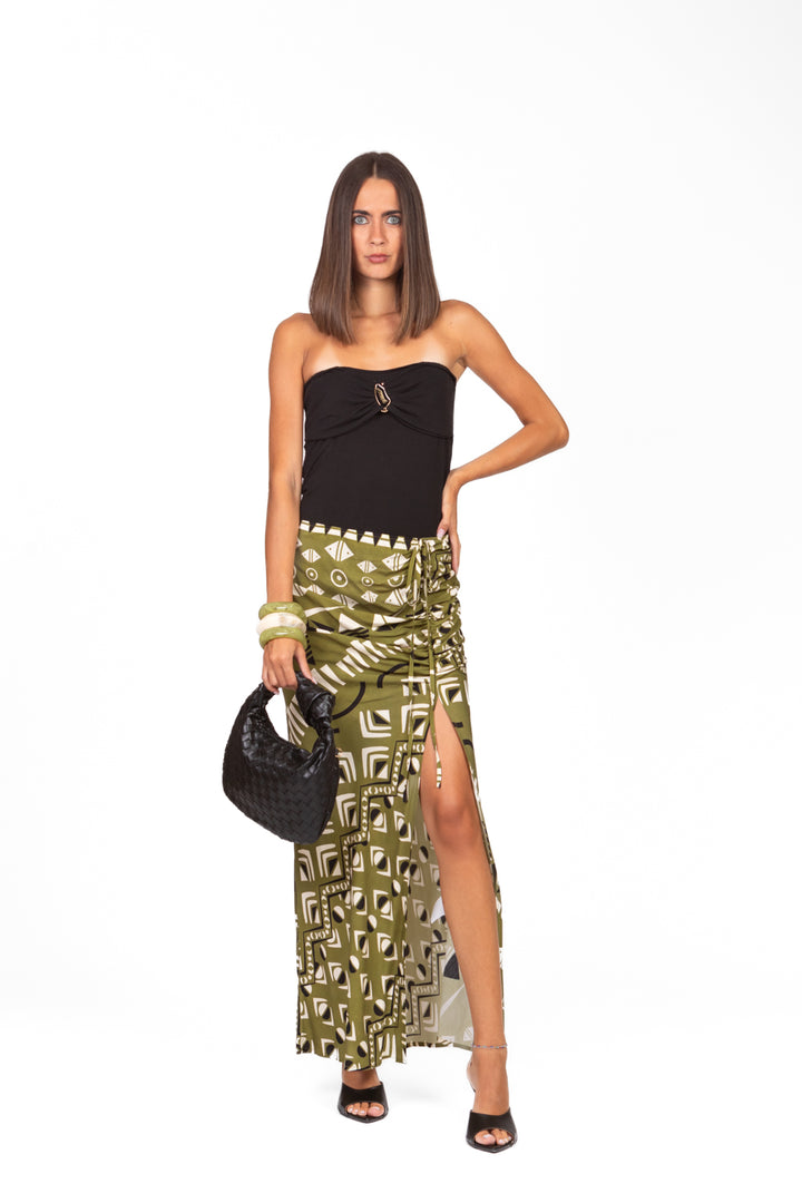 Have One - Completo body e gonna arricciata fantasia Art. HMA-N041