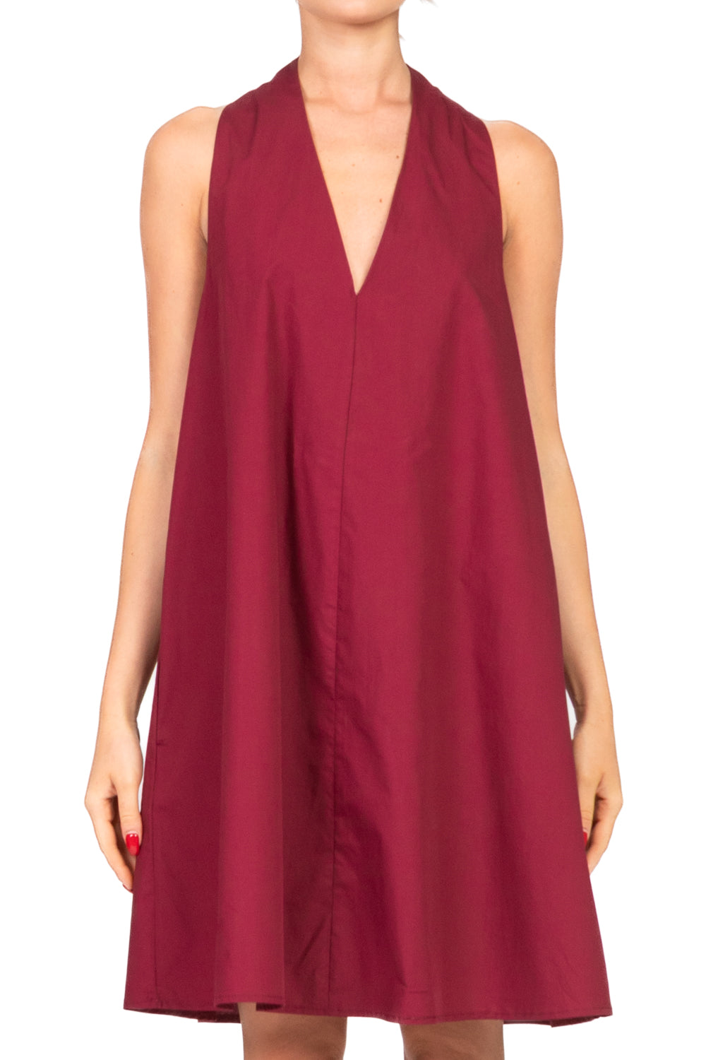 Vicolo - Abito corto in cotone scollo a v Art. TD3006