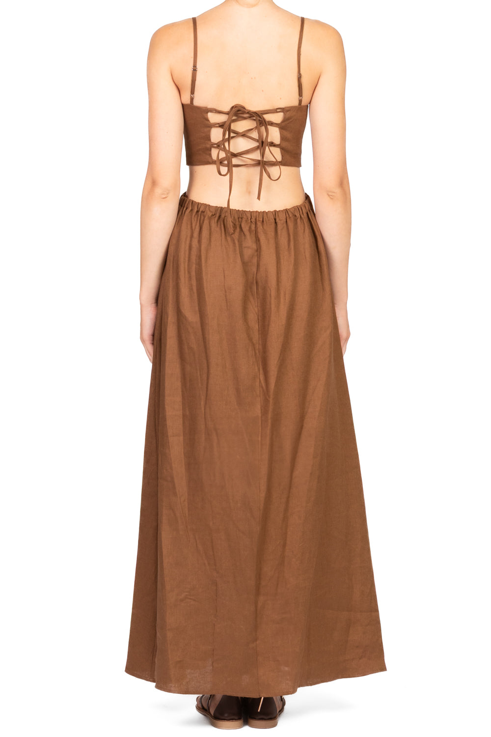 Vicolo - Abito cut out in lino Art. TD2850