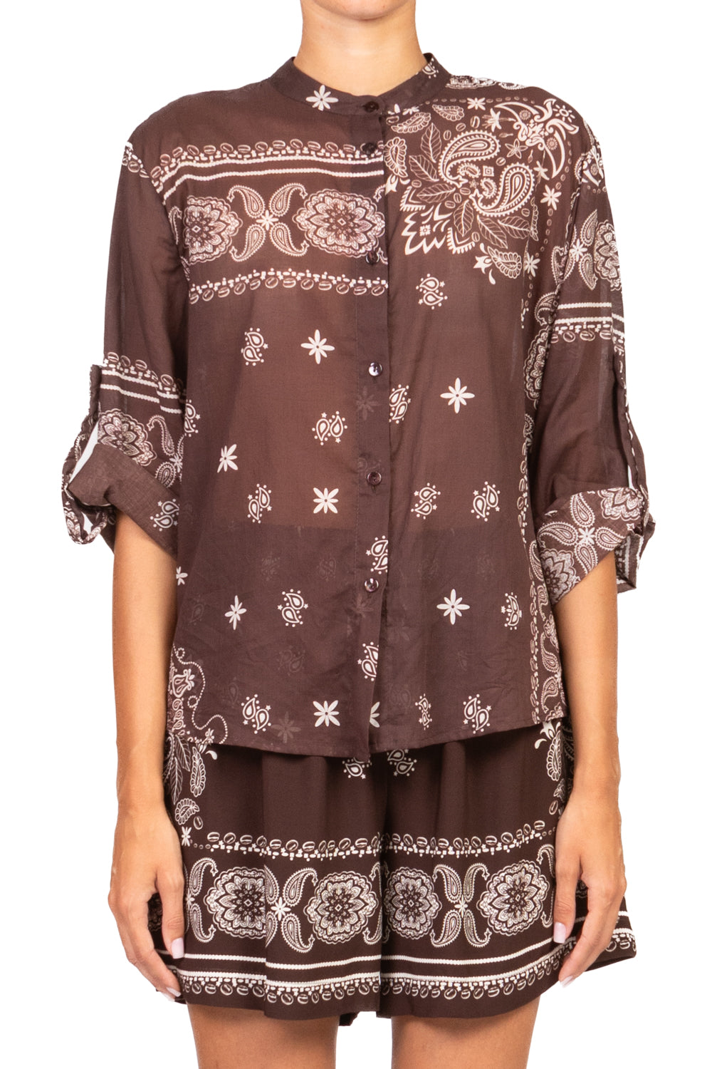 Have One - Camicia mussola fantasia Art. CMA-N434