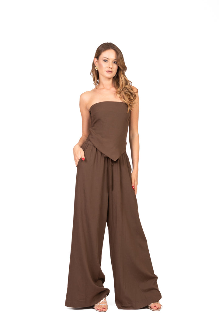 Tensione In - Pantalone palazzo con coulisse  Art. SS251232