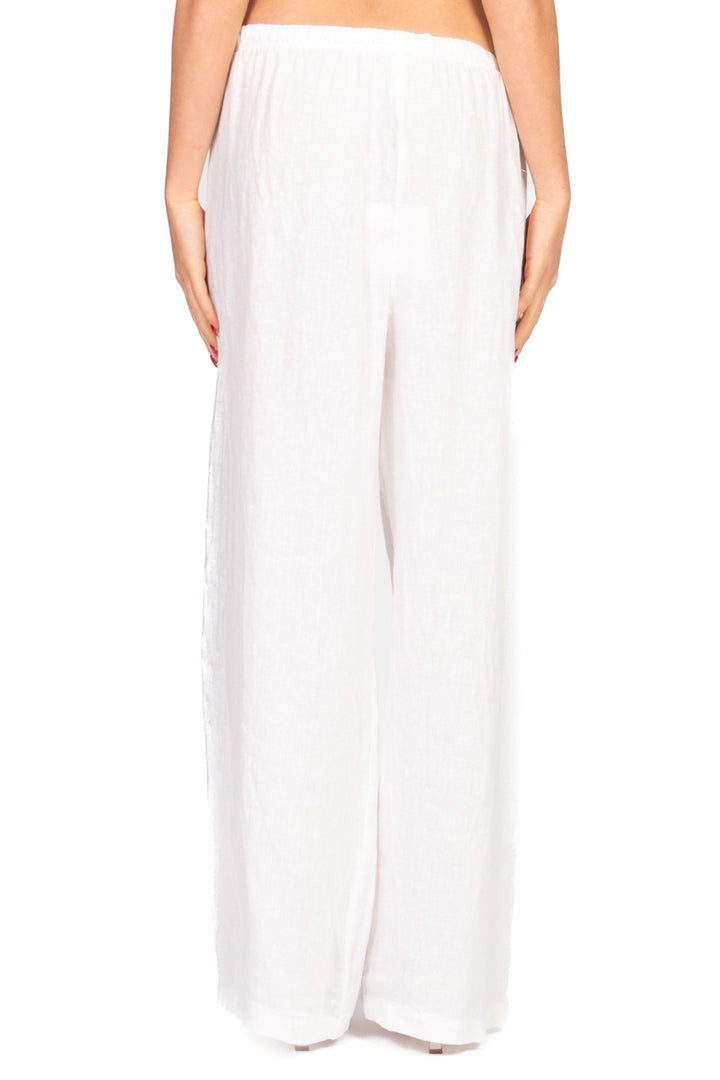Tensione In - Pantalone in lino con coulisse Art. S25PI61