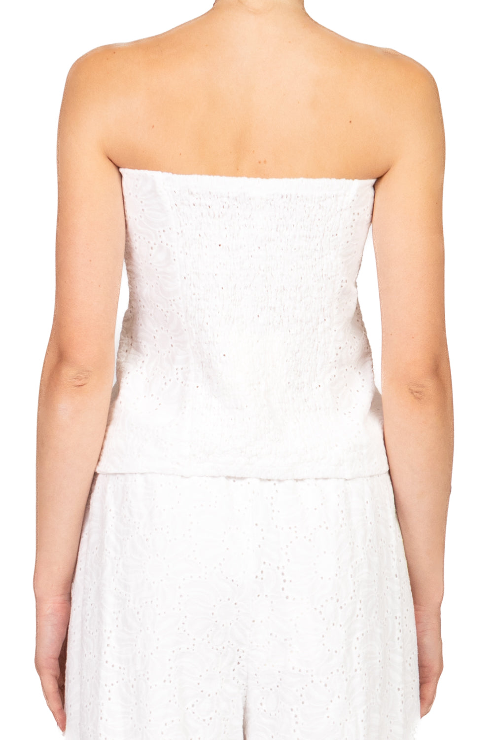 Tensione In - Top fascia pizzo san gallo Art. S25TI71