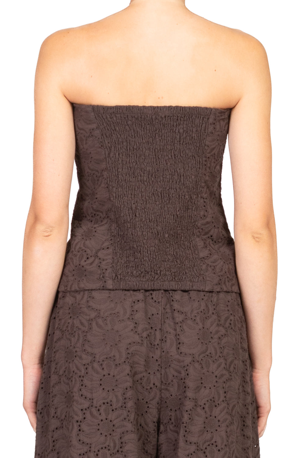 Tensione In - Top fascia pizzo san gallo Art. S25TI71