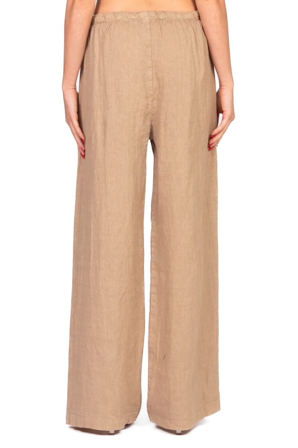 Tensione In - Pantalone in lino con coulisse Art. S25PI61