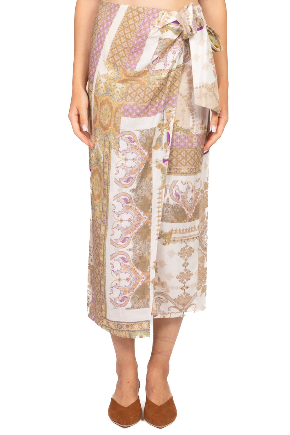 Tensione In - Gonna pareo fantasia con nodo Art. N50289AT
