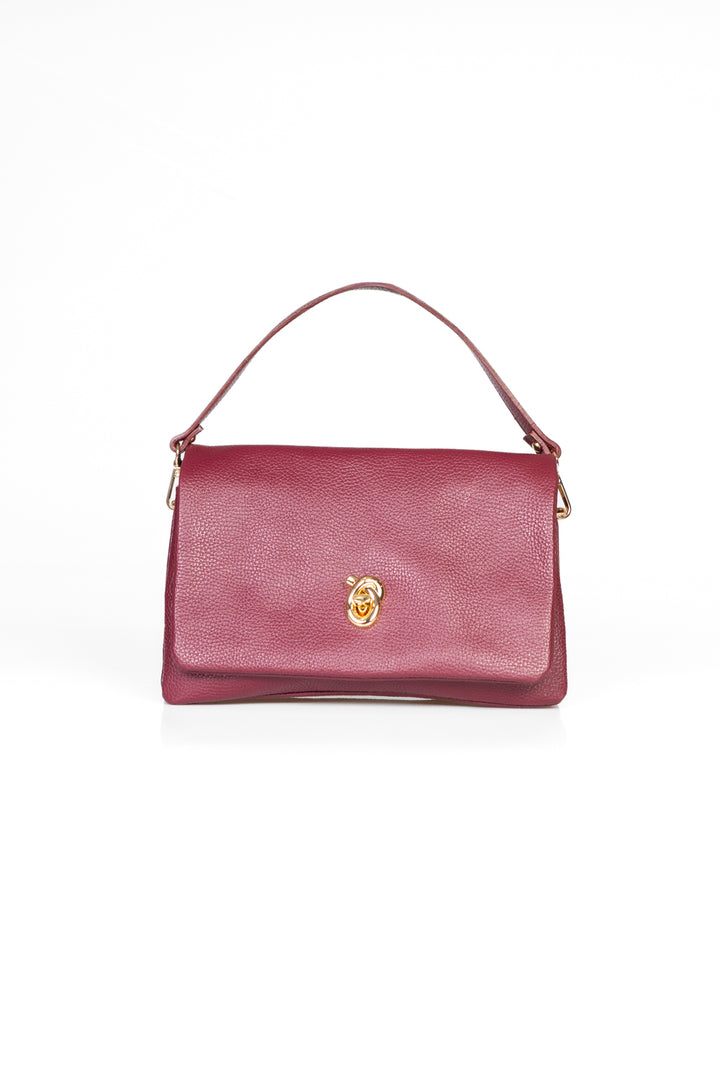 Upper - Borsa in pelle con placca