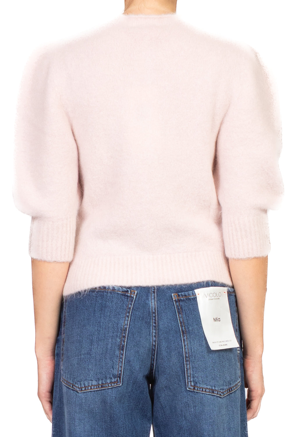 Kontatto - Cardigan in mohair manica palloncino Art. 3M0873C