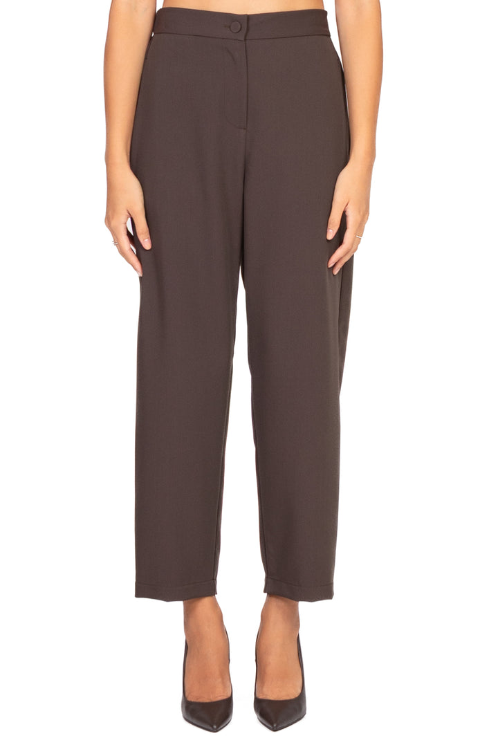 Vicolo - Pantalone carrot con elastico posteriore Art. TF0373