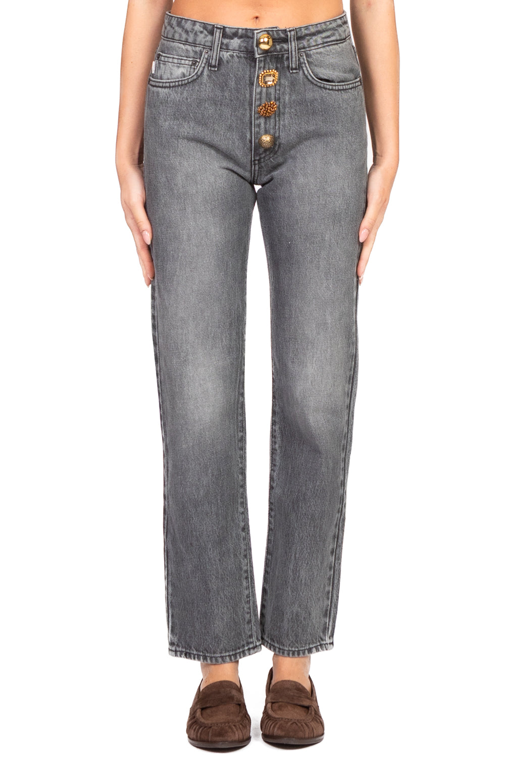 Vicolo - Jeans ZOE bottoni gioiello Art. DF5043