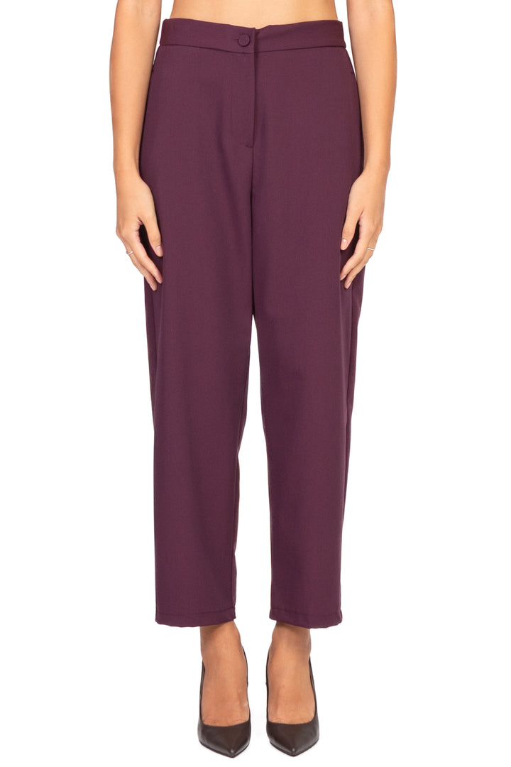 Vicolo - Pantalone carrot con elastico posteriore Art. TF0373