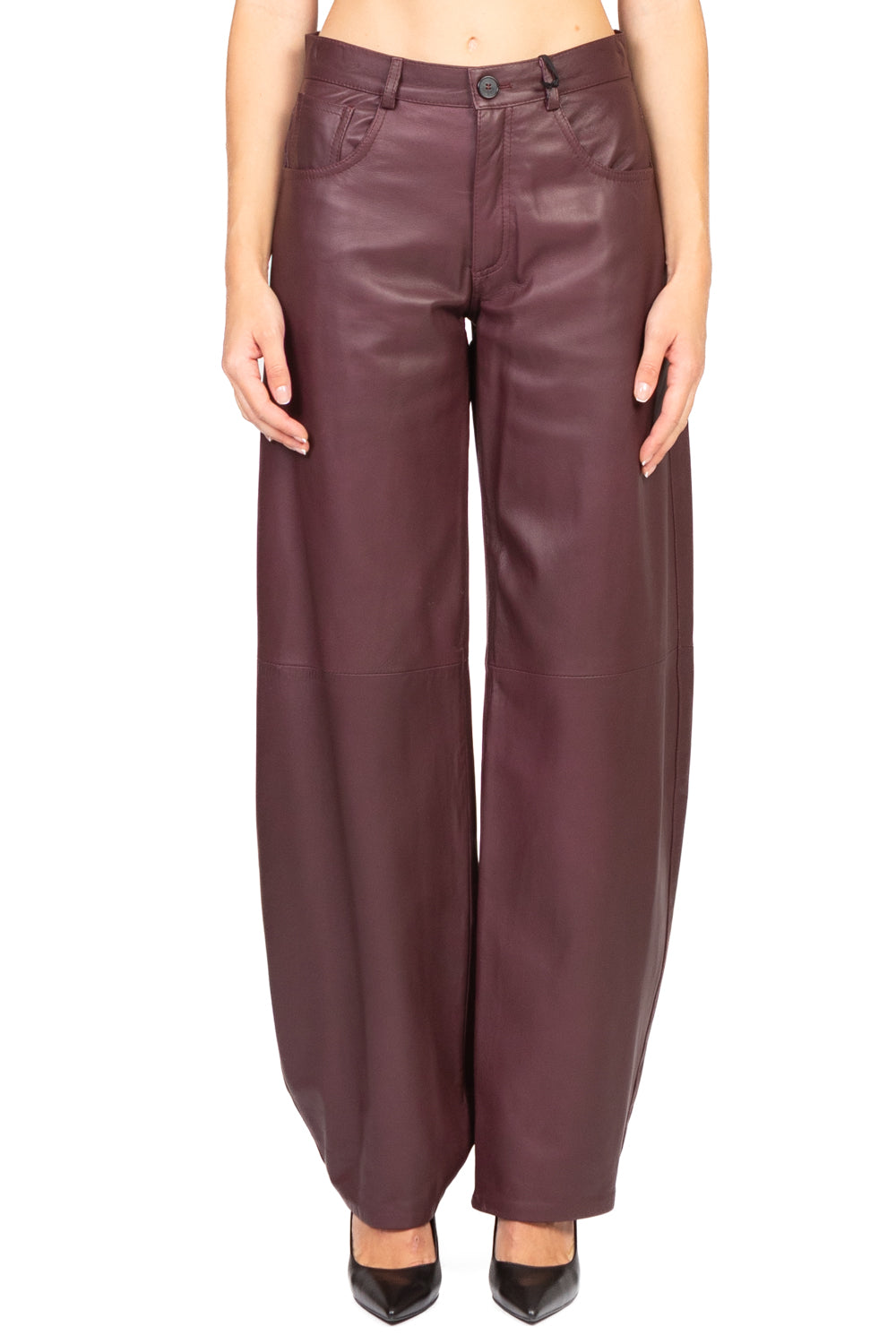 Vicolo - Pantalone in pelle balloon Art. TF0315