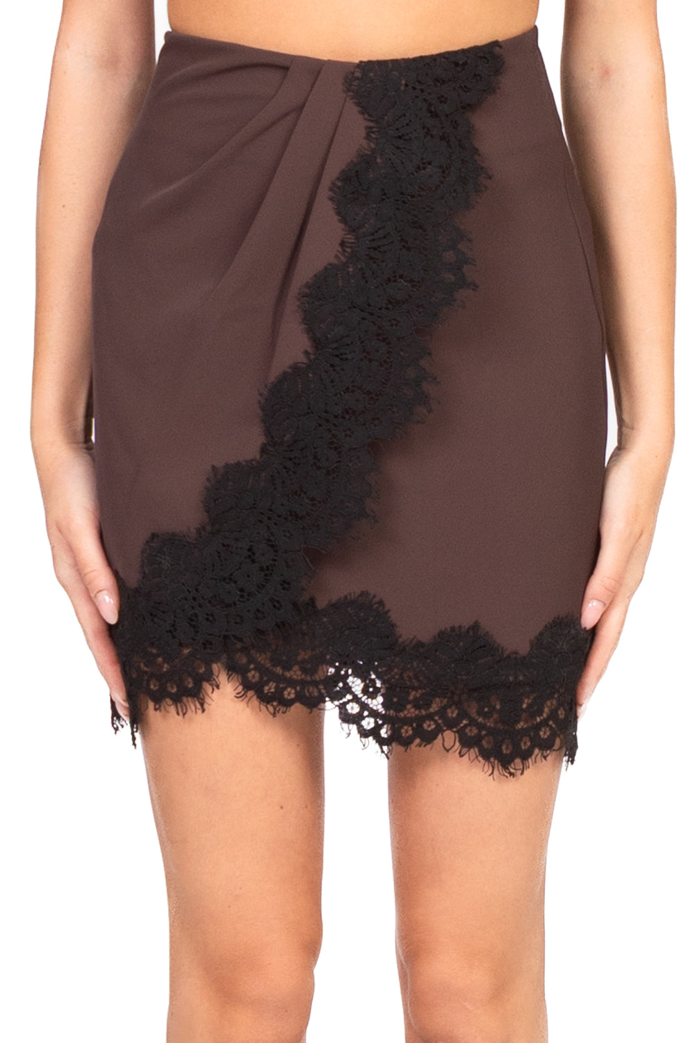 Tensione In - Mini gonna con pizzo Art. FW250018