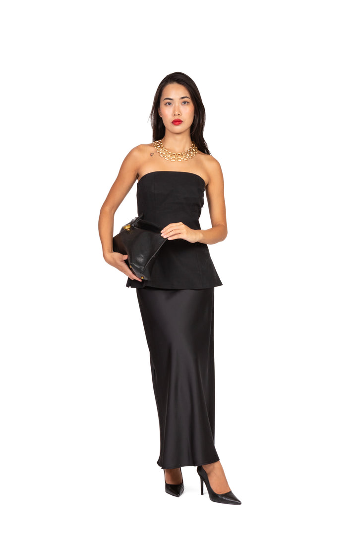 Imperial - Gonna lunga in satin Art. GHN4KBA
